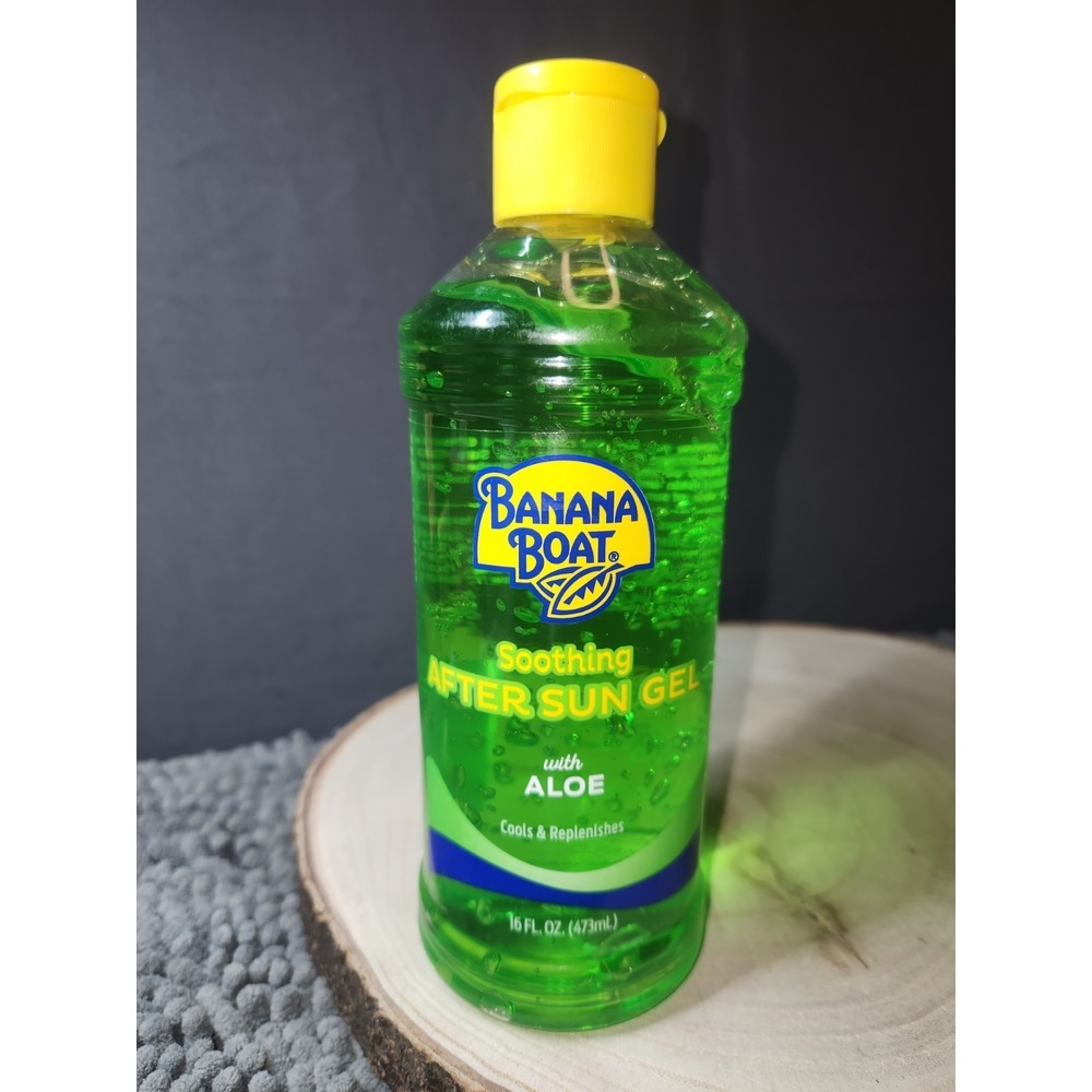 Banana Boat Soothing‎ After Sun Gel W/ Aloe Vera Gel For Burns 16 oz~NEW